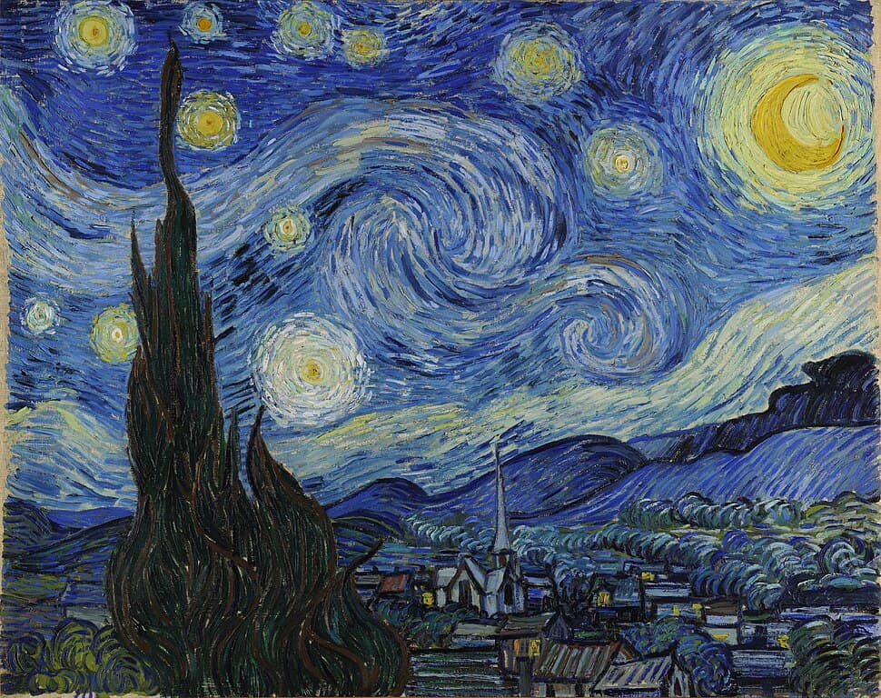 Van Gogh's Starry Night - the original painting