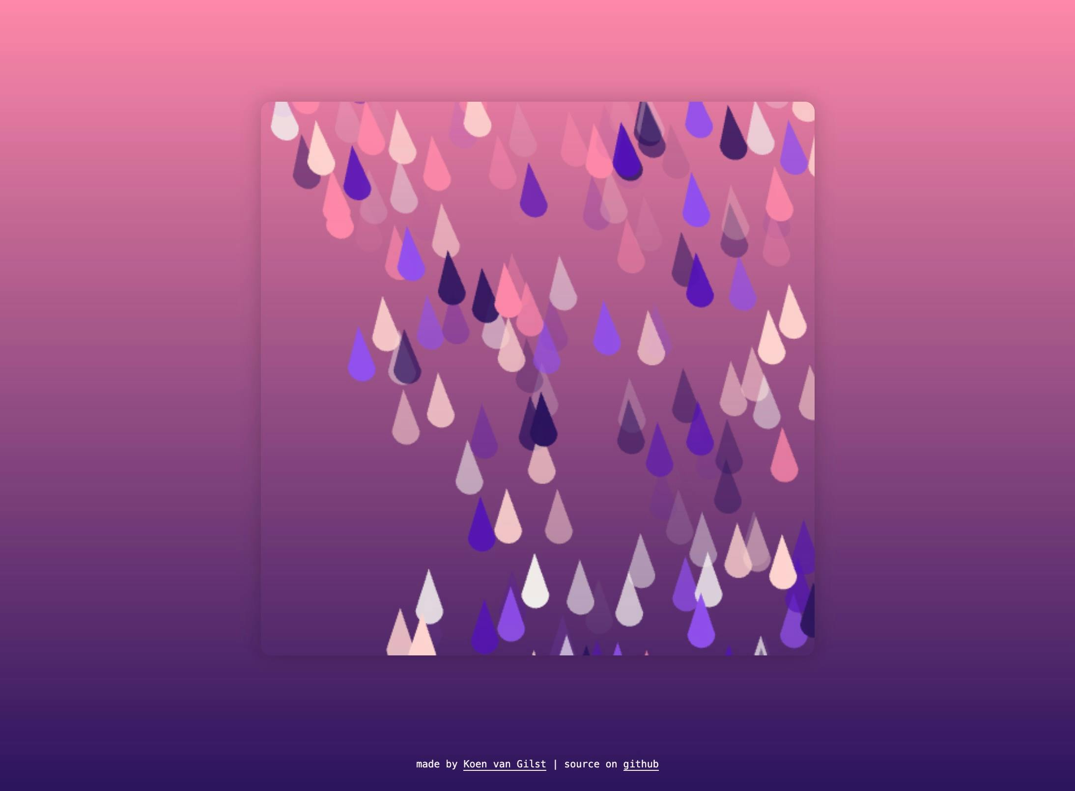 purple rain screenshot